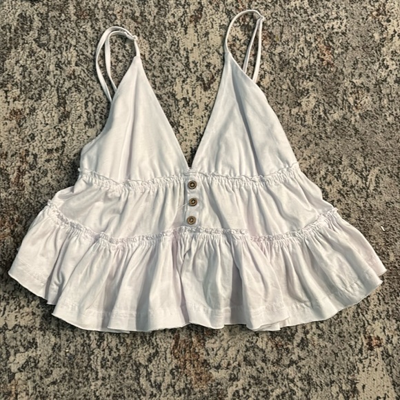 White flowy crop top - Picture 1 of 6